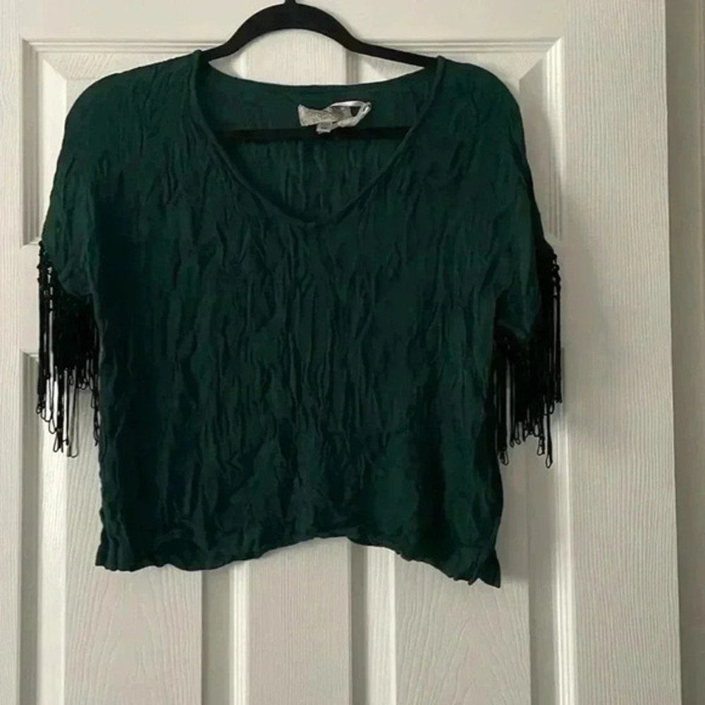 Ecote Fringe Sleeve Top